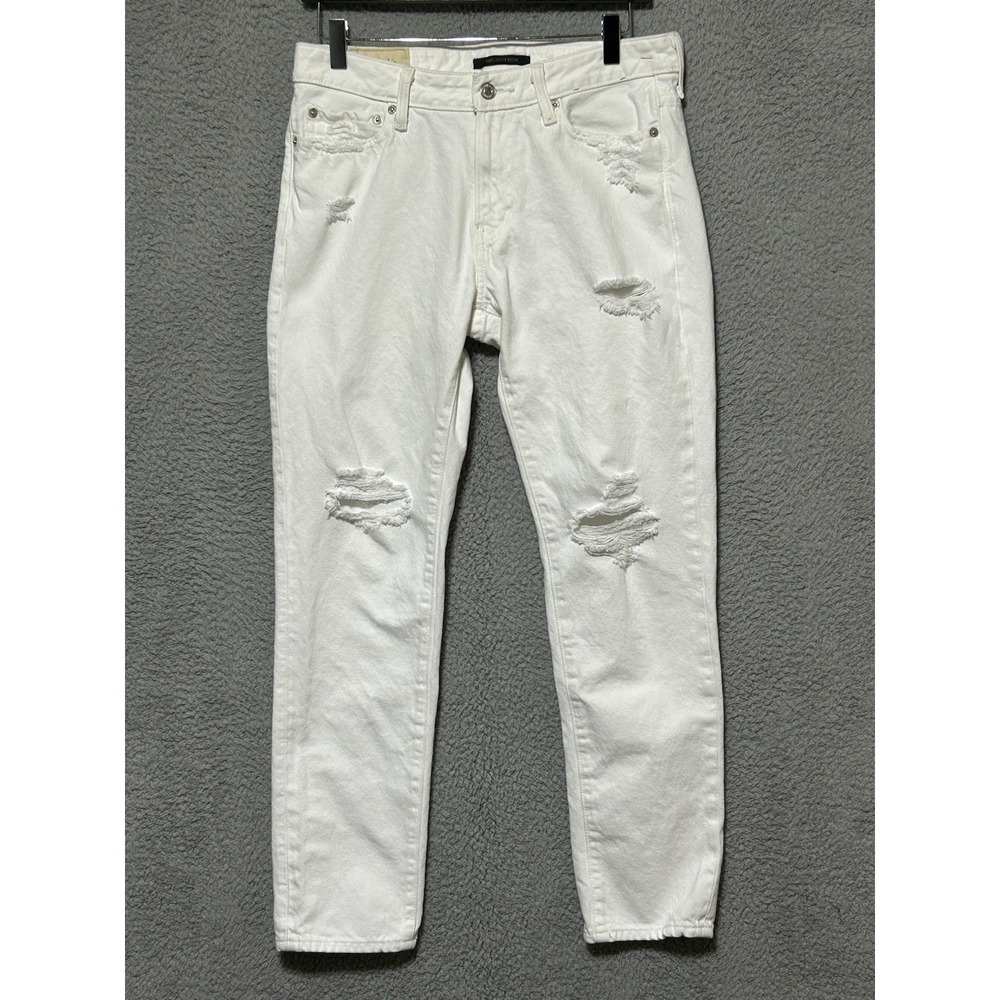 Vtg Abercrombie and Fitch‎ Men's 90's Athletic Skinny Fit Jeans 32" x 30" White